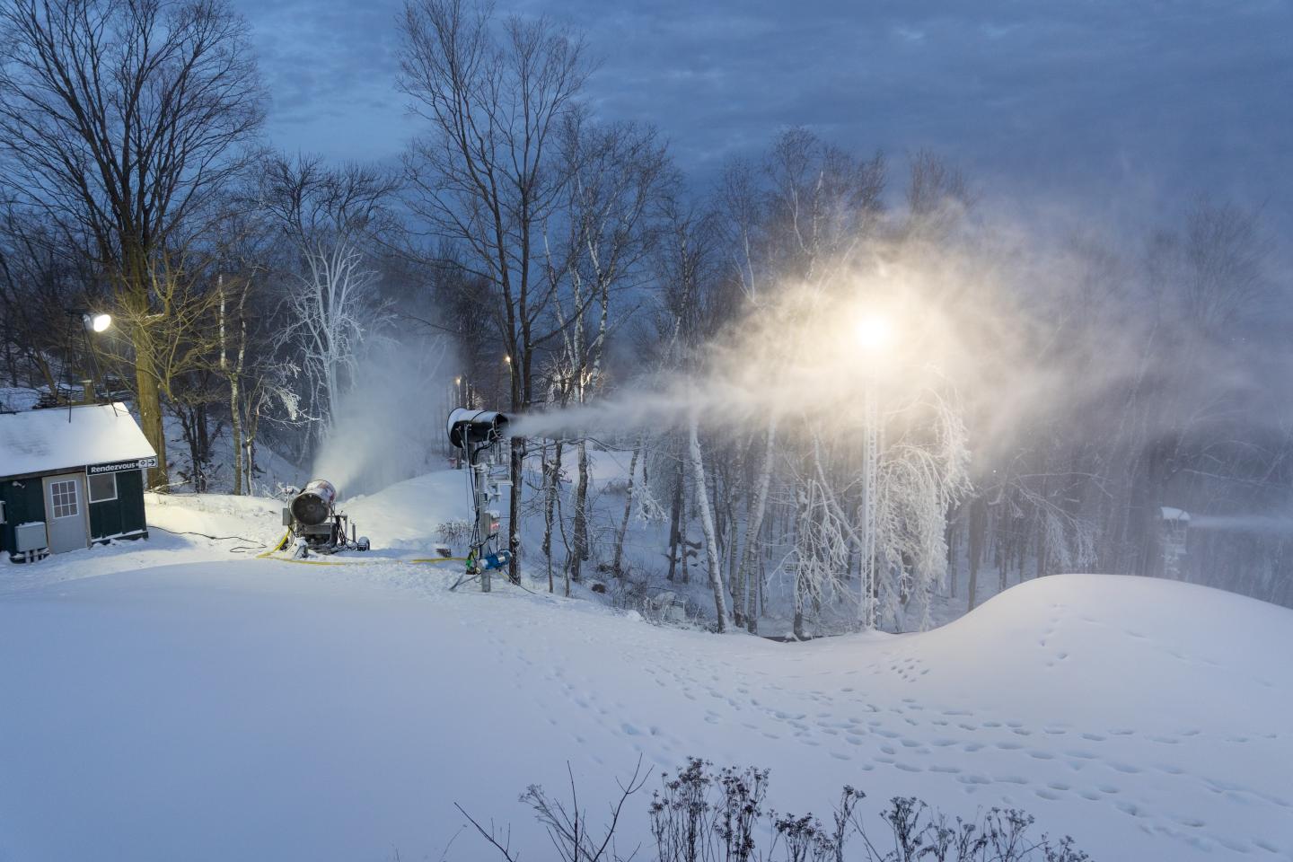 Snowmaking Firing on Whitewolf